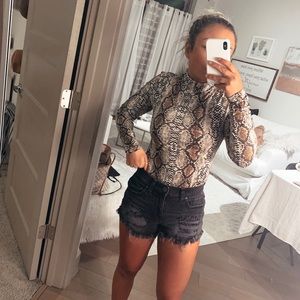 Snake skin body suit